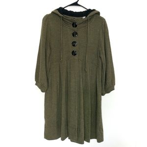 Urban Outfitters LUX Hooded Button Sweater M